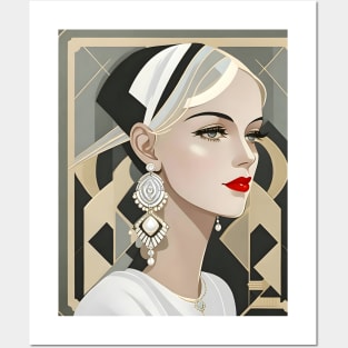 Girl with the Pearl Earrings Posters and Art